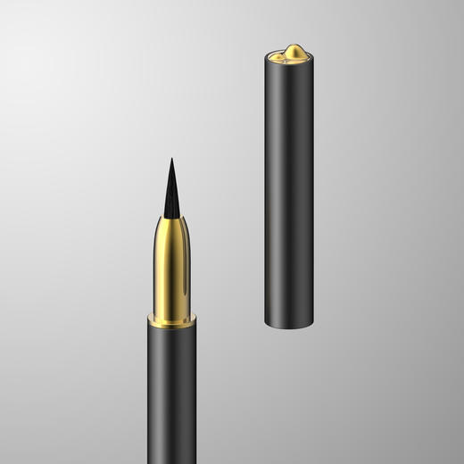 山水毛笔镀金版 商品图3