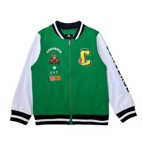 converse匡威童装秋新可爱恐龙休闲拼色棒球服外套CV2232102