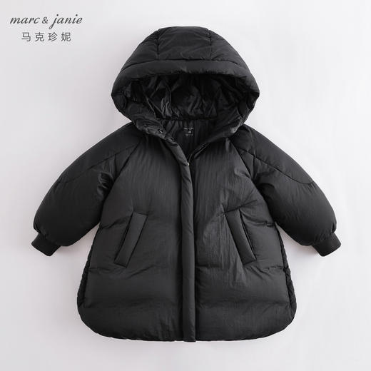 马克珍妮冬装新款 女童中长款加厚保暖羽绒服213655 商品图1