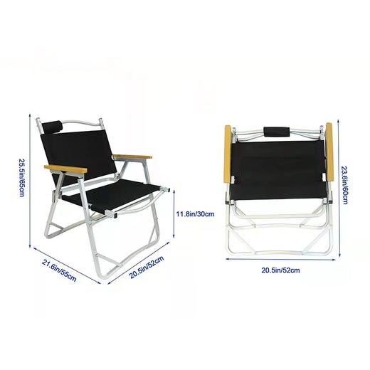 芊陌鸟户外-中号科米特铝合金椅子 商品图0