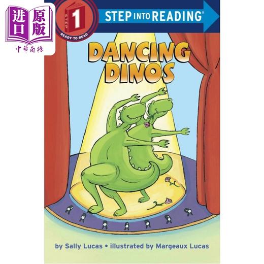 【中商原版】Step into Reading Step 1 Dancing Dinos 兰登阅读进阶1爱跳舞的恐龙 英文原版 儿童绘本 分级阅读 7-12岁 商品图0