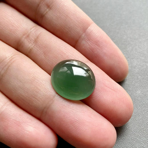 高冰种蓝水大蛋面鸽子蛋 商品图8