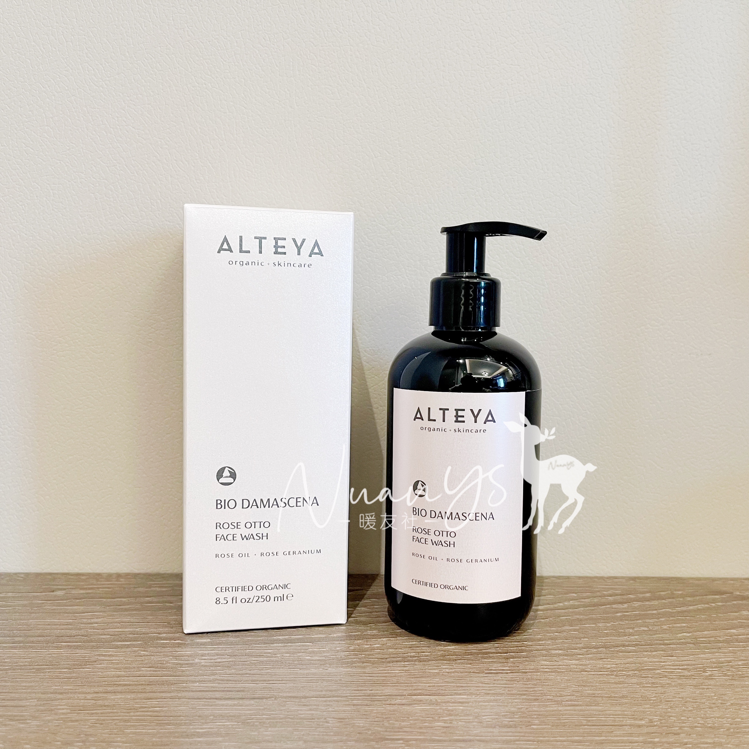 【芳疗洁面 双重有机 玫瑰精油滋养 温和洁净 滋润不紧绷】 奥图玫瑰精油洁面啫哩 250ml  保加利亚 Alteya爱蒂娅