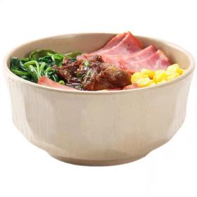 壳氏唯日式木纹汤面碗 Φ14.8*7.5