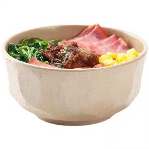 壳氏唯日式木纹汤面碗 Φ14.8*7.5 商品图0