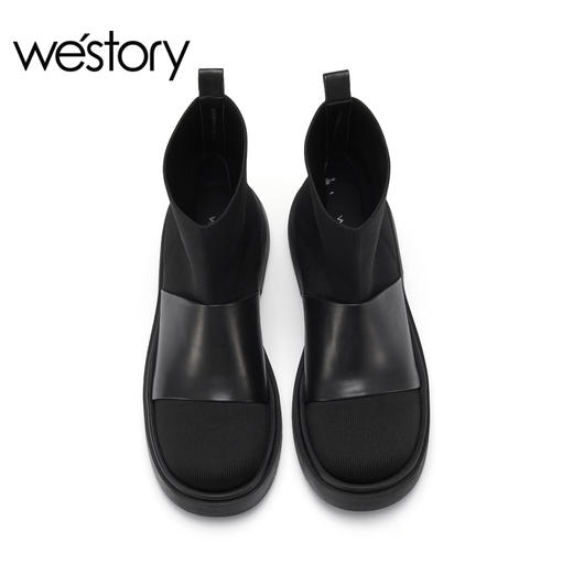 westory22秋冬新款潮酷工装靴马丁靴街头女82391 商品图1