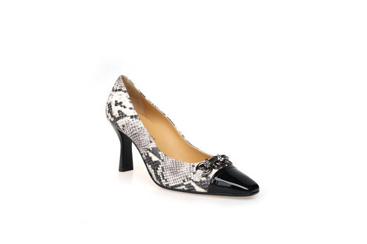 豪麟名鞋奥莱迪嘉女鞋皮鞋羊皮革FW22154P灰色  原价4660元 商品图0