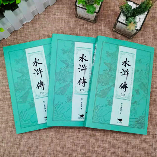 B210【8-18岁+】《水浒传（上、中、下）》（全3册）中国古典文学四大名著【15元付邮领书】 商品图2