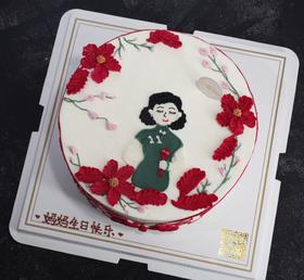 手绘妈妈蛋糕(提前2天预定)