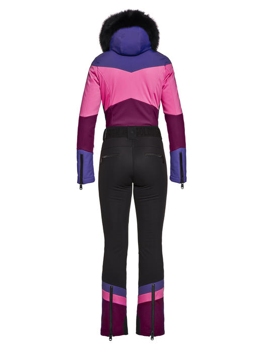 Goldbergh Pearl Jumpsuit Real Fox Fur amethyst 女装 连体滑雪服 狐毛 紫色 商品图2