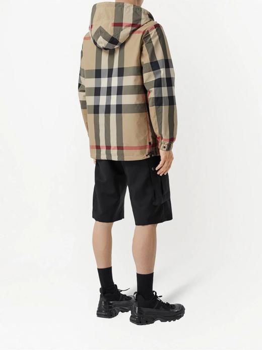 【预定款】Burberry 博柏利 男士防风防雨 双面格纹连帽夹克外套 偏大一码到一码半 80434031 商品图7