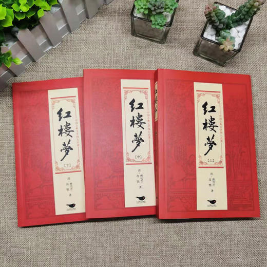 B209【8-18岁+】《红楼梦（上、中、下）》（全3册）中国古典文学四大名著【领书】 商品图2