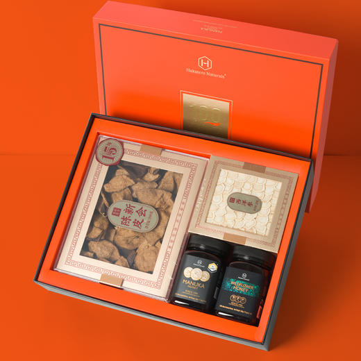 橙意十足礼盒麦卢卡蜂蜜陈皮西洋参 商品图1