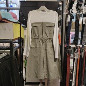 女工装多袋连衣裙