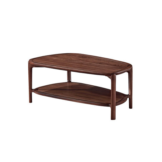 【现代风-CY221茶几】现代风/客厅/北美黑胡桃/实木&岩板 组合茶几 商品图3