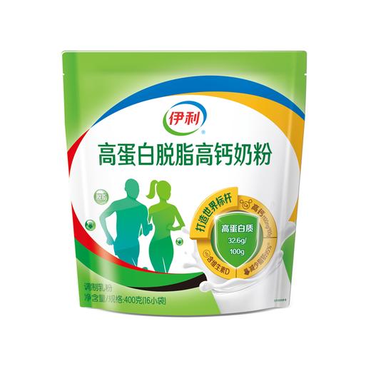 伊利400G高蛋白高钙脱脂奶粉 商品图0