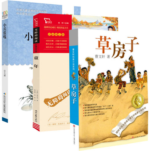 草房子+童年+小兵张嘎/百年百部中国儿童文学经典书系 商品图0