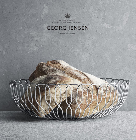 Georg Jensen乔治杰生北欧轻食奢风格客厅面包篮ins置物篮西餐具 商品图0