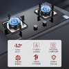 百得燃气灶JZY-Q916B煤气灶双灶家用厨房智能嵌入式台式大火力猛火灶 商品缩略图2