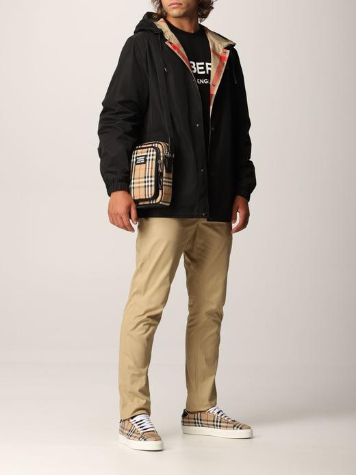 【预定款】Burberry 博柏利 男士防风防雨 双面格纹连帽夹克外套 偏大一码到一码半 80434031 商品图11