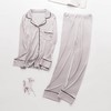 ARN-Y103-K094秋冬保暖肤睡衣套装男女长袖长裤两件套丝绸大码家居服 商品缩略图4