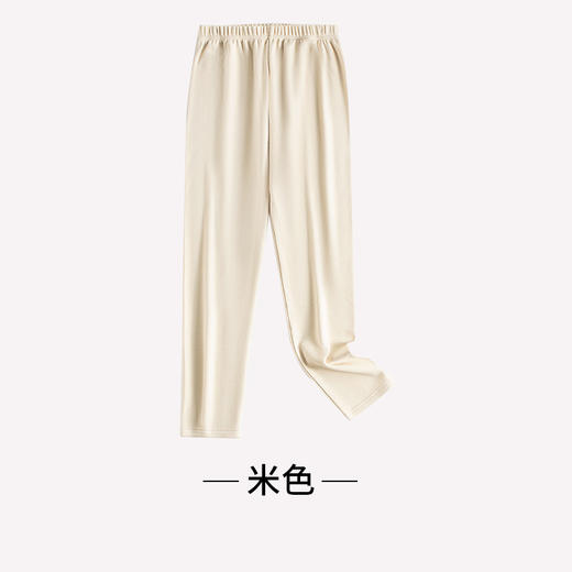 ARN-Y168真丝拉绒保暖针织打底裤女款内穿紧身舒适抗寒秋裤厚款无痕裤 商品图6