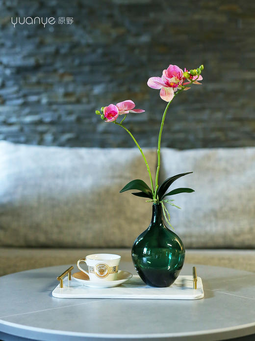 仿真花摆件仿真蝴蝶兰小盆栽假花酒店客厅桌面玄关花卉装饰摆设花 商品图1