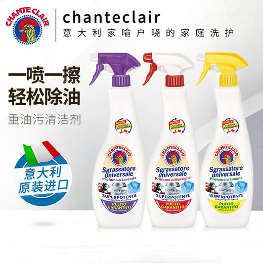 【2瓶装】大公鸡管家 多功能厨房重油污清洁剂小白鞋清洁喷雾600ml/瓶 商品图0