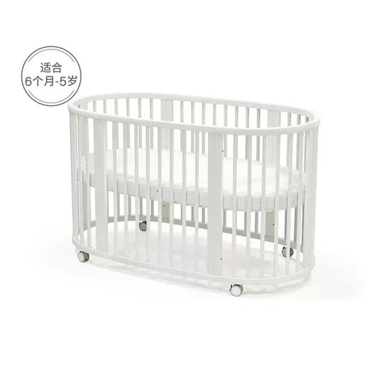 【新品】北欧Stokke Sleepi V3 成长型婴儿床实木宝宝床可移动儿童床拼接床（不含床垫） 商品图4