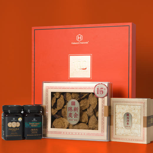 橙意十足礼盒麦卢卡蜂蜜陈皮西洋参 商品图2