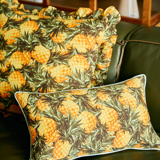 菠萝印花沙发靠包高级感客厅腰枕 商品图3