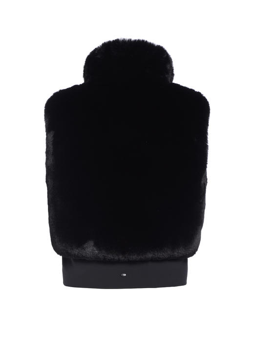 Goldbergh Hug Bodywarmer black 女装 背心 黑色毛毛 商品图1