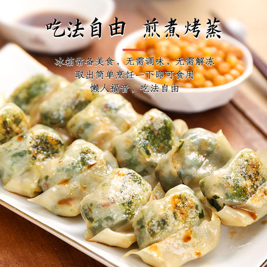 纯素馄饨300g/盒  5盒共60只  馄饨早餐速食手工荠菜云吞【冷冻】5盒顺丰包邮 商品图5