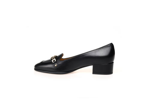 豪麟名鞋奥莱迪嘉女鞋乐福鞋羊皮革FW22347P黑色  原价4260元 商品图1