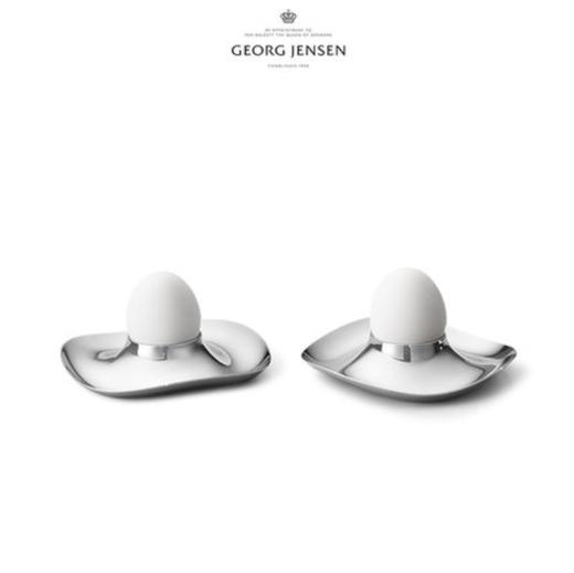 Georg Jensen乔治杰生不锈钢蛋杯轻奢家用早餐食用气氛组合套装 商品图2