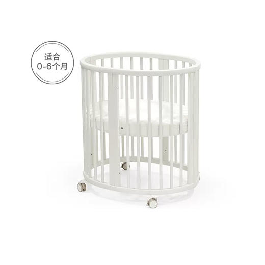 【新品】北欧Stokke Sleepi V3 成长型婴儿床实木宝宝床可移动儿童床拼接床（不含床垫） 商品图2