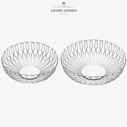 Georg Jensen乔治杰生北欧轻食奢风格客厅面包篮ins置物篮西餐具 商品图4