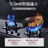 百得燃气灶JZY-Q916B煤气灶双灶家用厨房智能嵌入式台式大火力猛火灶 商品缩略图1