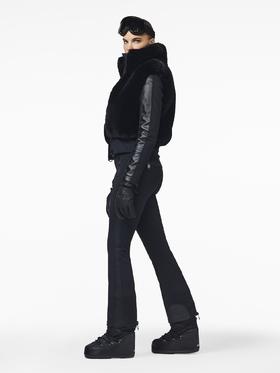 Goldbergh Hug Bodywarmer black 女装 背心 黑色毛毛