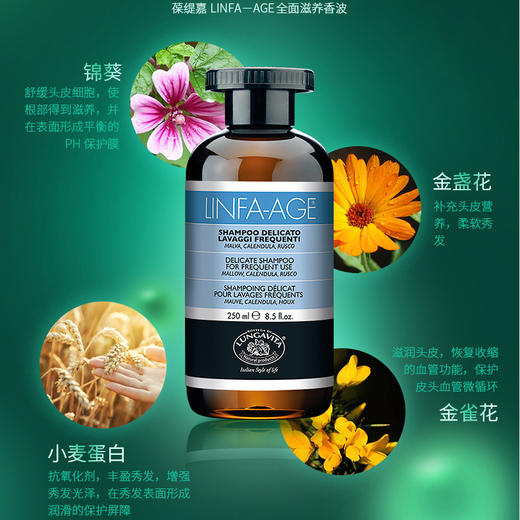 意大利葆缇嘉LINFA琳法头部SPA滋养香波250ml HN 商品图1