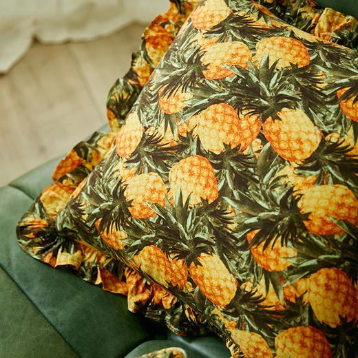 菠萝印花沙发靠包高级感客厅腰枕 商品图1