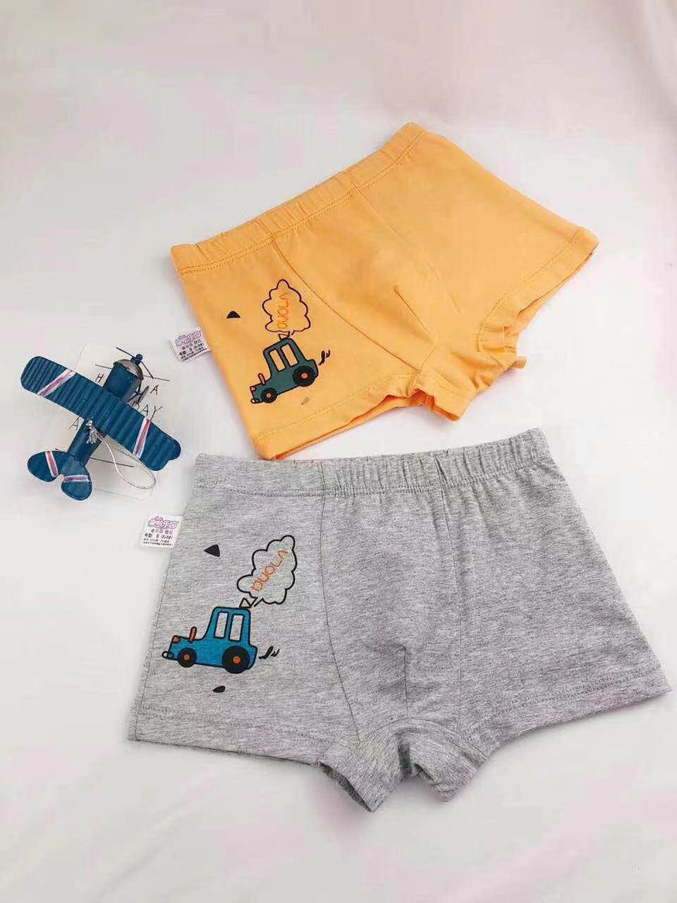 【拼团】儿童纯棉短裤卡通内裤2盒4条