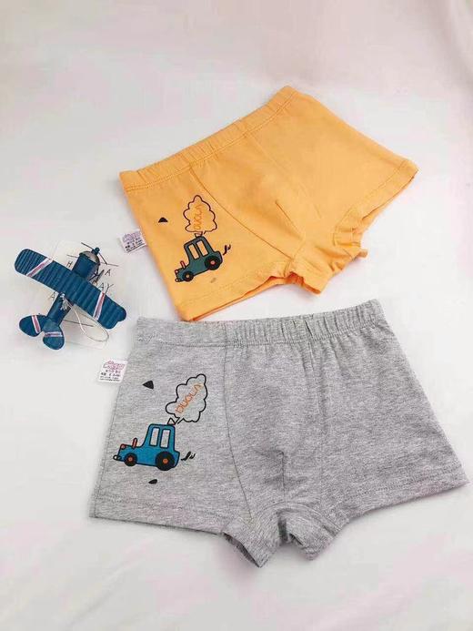 【拼团】儿童纯棉短裤卡通内裤2盒4条 商品图0