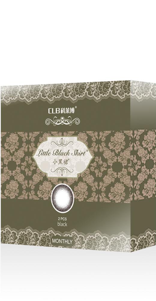 韩国进口美瞳科莱博月抛小黑裙2片（黑，棕） 商品图6