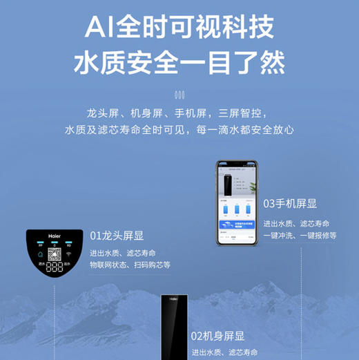 海尔（Haier）净水机HRO600CF1-GU1 商品图11