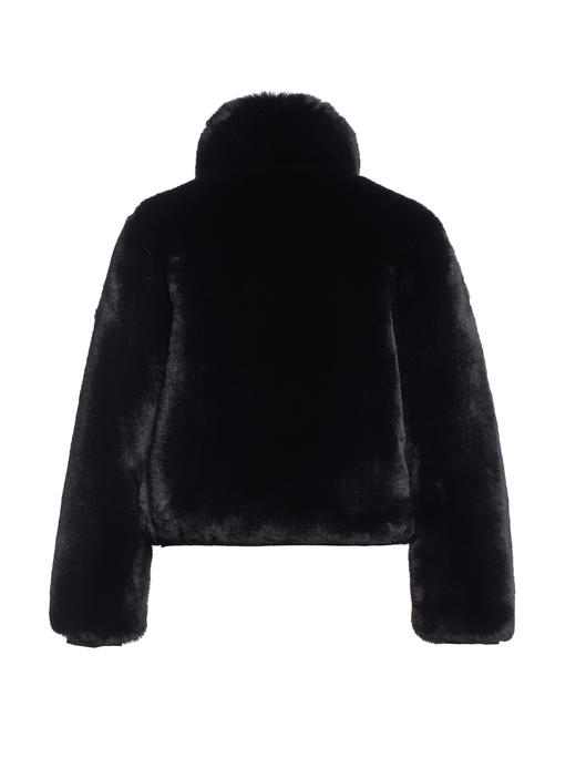 Goldbergh Victoria Jacket black 女装 滑雪夹克 黑色毛毛 商品图2