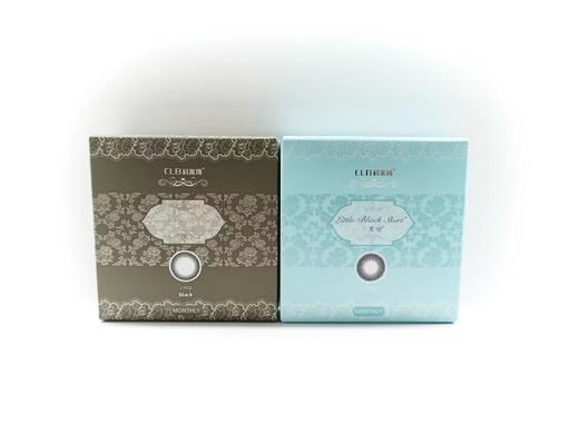 韩国进口美瞳科莱博月抛小黑裙2片（黑，棕） 商品图2