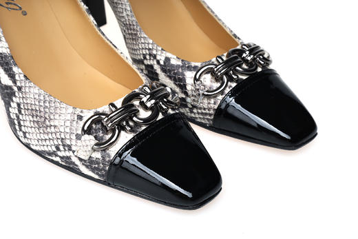 豪麟名鞋奥莱迪嘉女鞋皮鞋羊皮革FW22154P灰色  原价4660元 商品图2