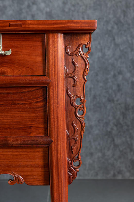 红桥红  家具严选  缅甸花梨(大果紫檀）  【85 恭王府闷仓二联橱】 商品图5