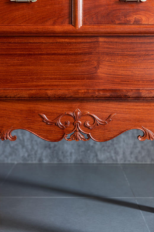 红桥红  家具严选  缅甸花梨(大果紫檀）  【85 恭王府闷仓二联橱】 商品图6